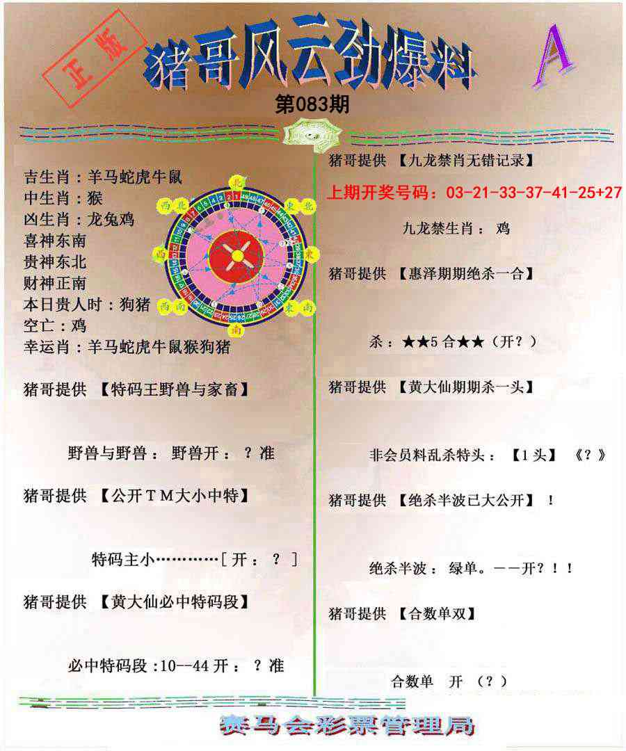 083期猪哥风云劲爆料A[图]